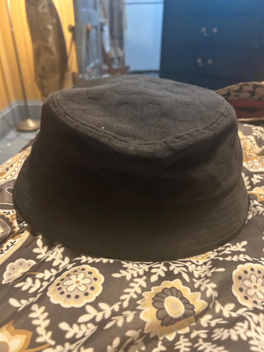 Coach Black Bucket Hat